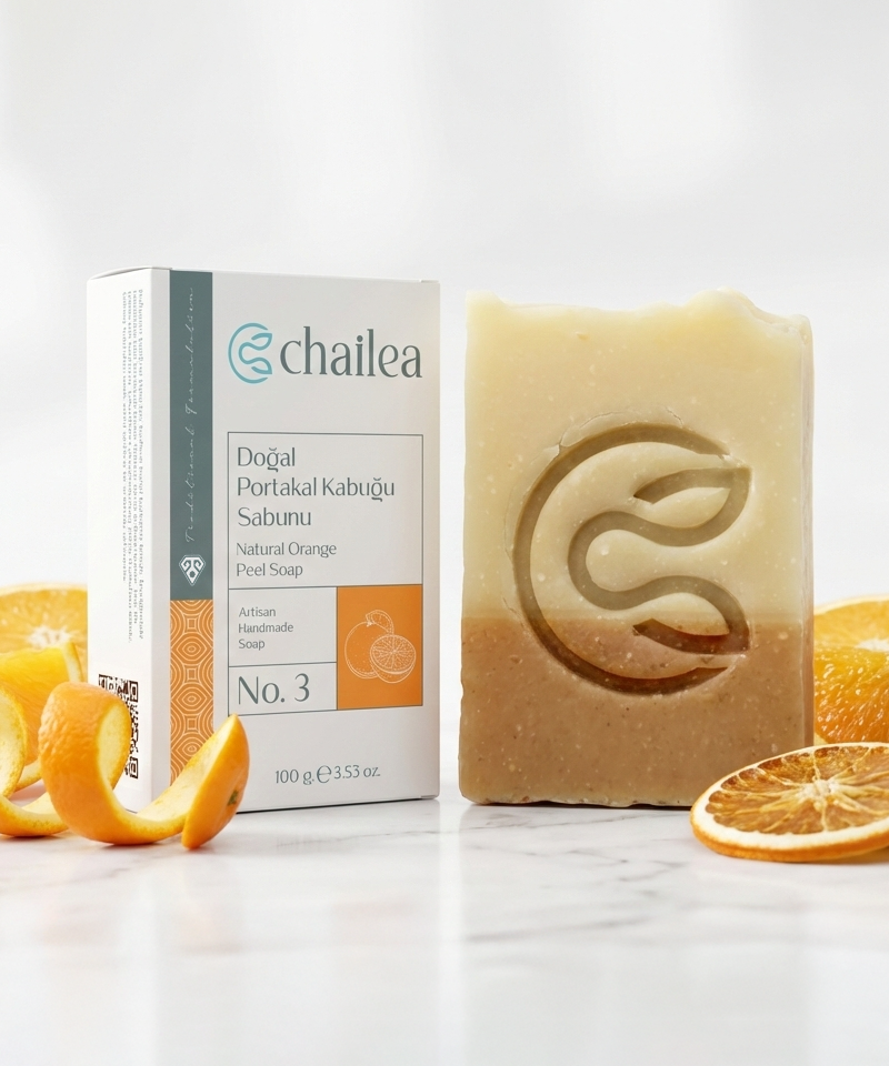 Doğal Portakal Kabuğu Sabunu 100 g | Chailea