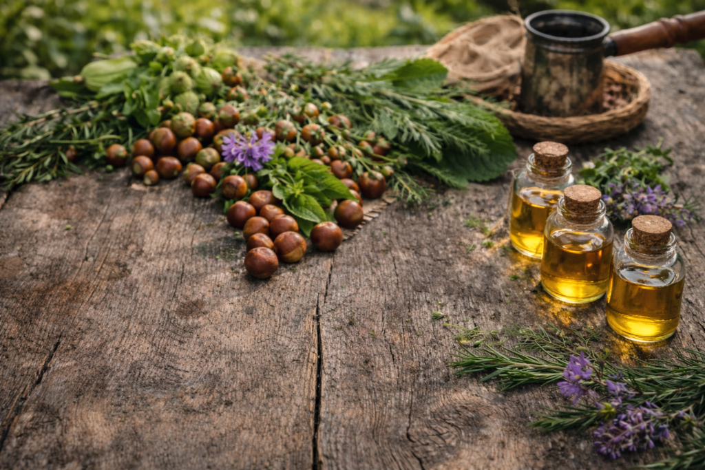 Karadeniz sabun geleneğinin hammaddeleri: fındık, bitkisel yağlar ve aromatik bitkiler