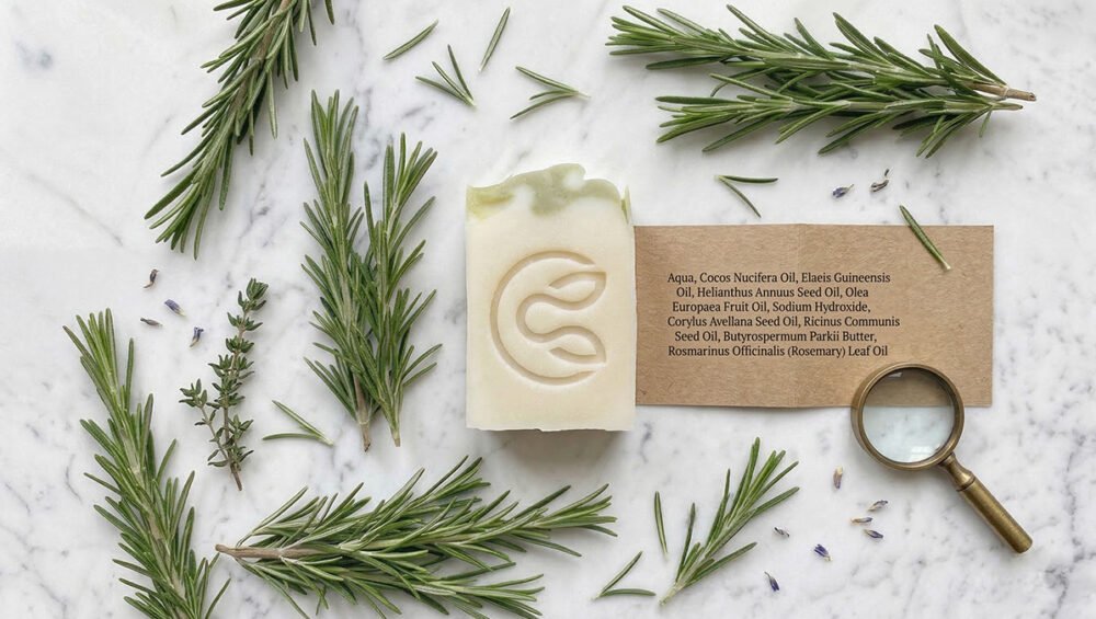 Sabun etiketi ve INCI listesi okuma rehberi — büyüteç ve botanikler
