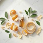 Mandalina yağı ve Citrus nobilis meyveleri — turuncu narenciye