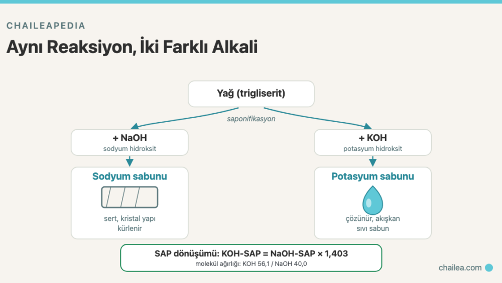 Katı Sabun mu Sıvı Sabun mu? NaOH ve KOH Kimyasının Belirlediği Fark 1 Katı Sabun mu Sıvı Sabun mu? NaOH ve KOH Kimyasının Belirlediği Fark