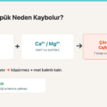 Sert (Kireçli) Suda Sabun Neden Köpürmez ve Kalıntı Bırakır? Kalsiyum-Stearat Kimyası