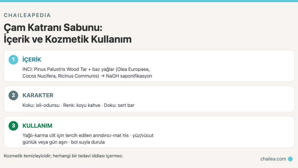 Çam Katranı Sabunu Ne İşe Yarar? İçerik, Cilt Tipi ve Kozmetik Kullanım Rehberi 1 Çam Katranı Sabunu Ne İşe Yarar? İçerik, Cilt Tipi ve Kozmetik Kullanım Rehberi